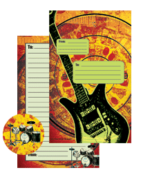 Rock n Roll Selfmailers with Stickers
