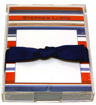 Red and Blue Stripe Discounted Paper by Noteworthy Collections