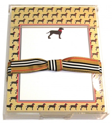 Black Labs Acrylic Notepad Discounted Paper by Noteworthy Collections