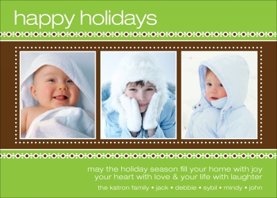 Polka Dot Trees Digital Photo Card by Noteworthy Collection