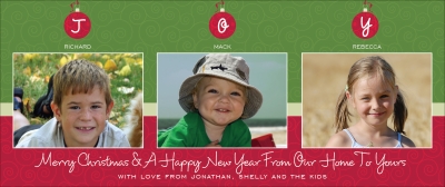 Peace on Earth Horizontal Digital Photo Card by Noteworthy Collection