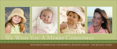 Bridle & Bit Green & Brown - 3 Digital Photo Card by Noteworthy Collection