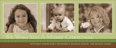 Tropical Santa Digital Photo Card by Noteworthy Collection