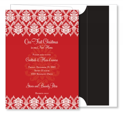 Reverse Damask - Rouge by Noteworthy Collections