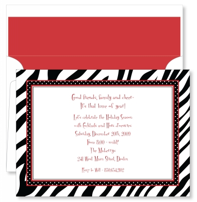 Wild Safari Black and Red by Noteworthy Collections