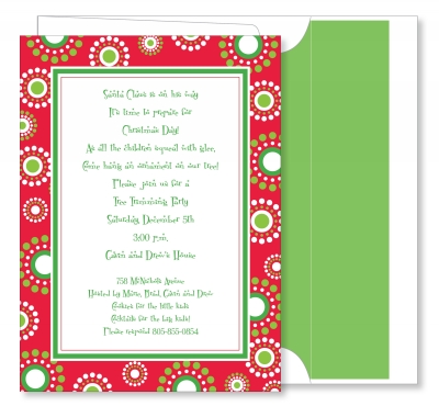 Holiday Circle Bursts Border by Noteworthy Collections