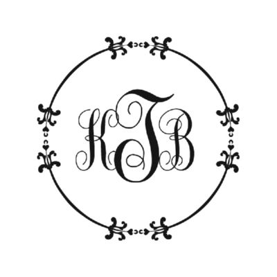 Script Monogram with Filigree for Noteworthy Stamps