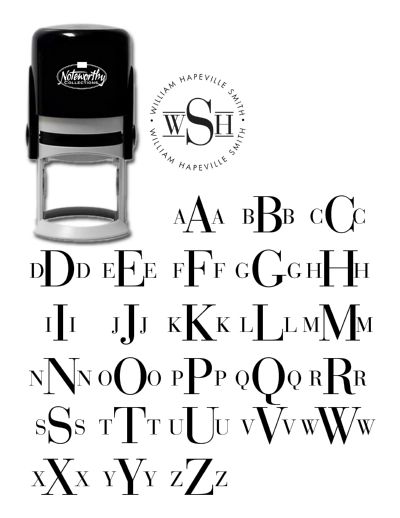 Bodoni Alphabet Letters