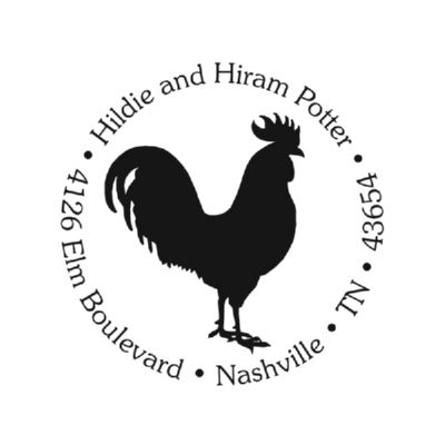 Rooster for Noteworthy Stamps