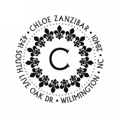 Repeating Fleur de Lys Stamp by Noteworthy Stamps