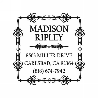 Wrought Iron Stamp by Noteworthy Stamps