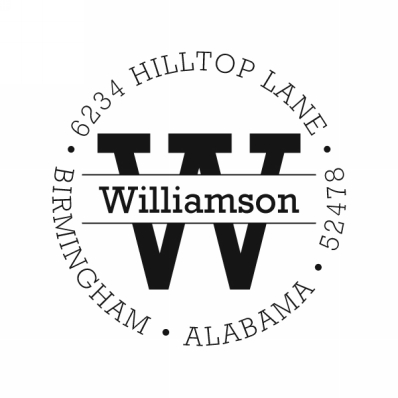 Rockwell Banded Stamp by Noteworthy Stamps