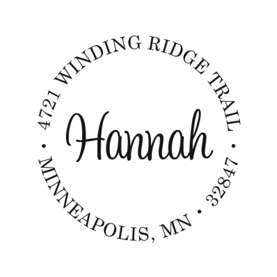 Sweetheart Name Stamp by Noteworthy Stamps