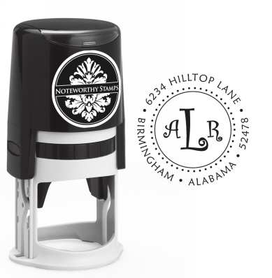 Curlz Monogram Stamp