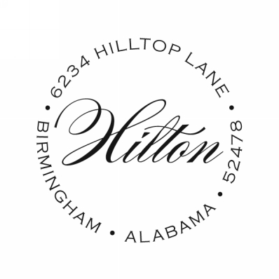 Exquisite Name Stamp by Noteworthy Stamps