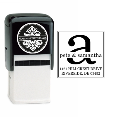 Lower Initial with Names Stamp
