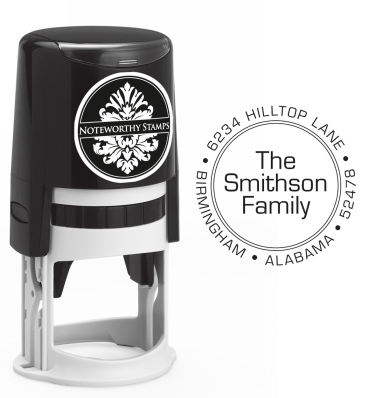 Modern Family Name Stamp