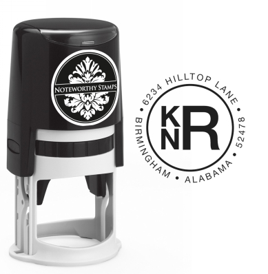 Stacked Monogram Stamp