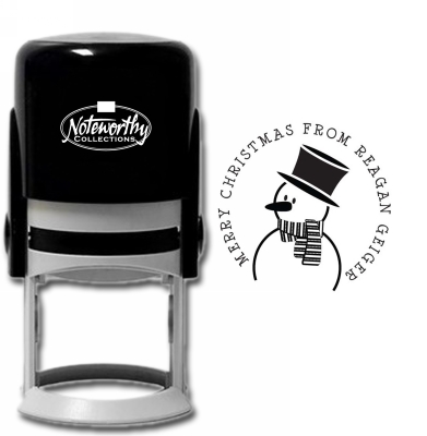 Snowman Noteworthy Stamp