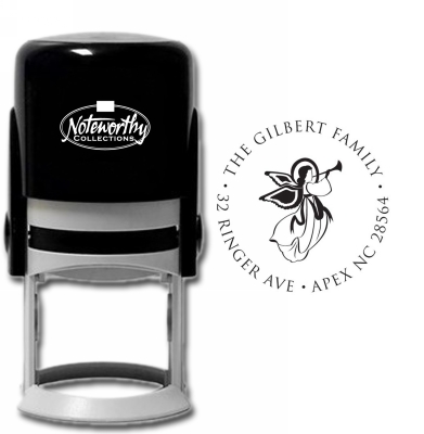 Musical Angel 2 Noteworthy Stamp