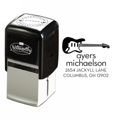 Guitar Noteworthy Stamp