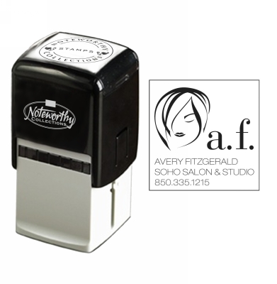 Womans Head Noteworthy Stamp