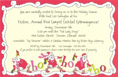Ho-ho-hoey Santas Noteworthy Collections Invitation