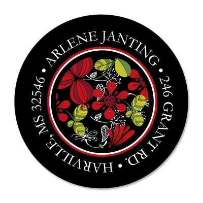 Budding Freesia Floral Label by Noteworthy Collection