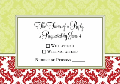 Damask Border - Christmas - Flat Note by Noteworthy Collections