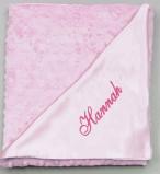 Snuggle Satin Blanket - Pink by Princess Linens
