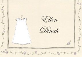 Robe Pour L' Eglise Card Discounted - Putnam House Personalized Stationery