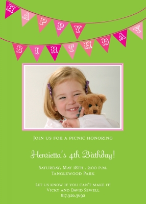 Girl Birthday Flags by Putnam House - Discounted