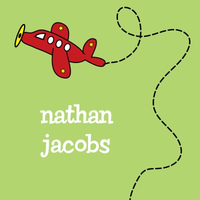 Red Airplane Calling Card by Putnam House - Discounted
